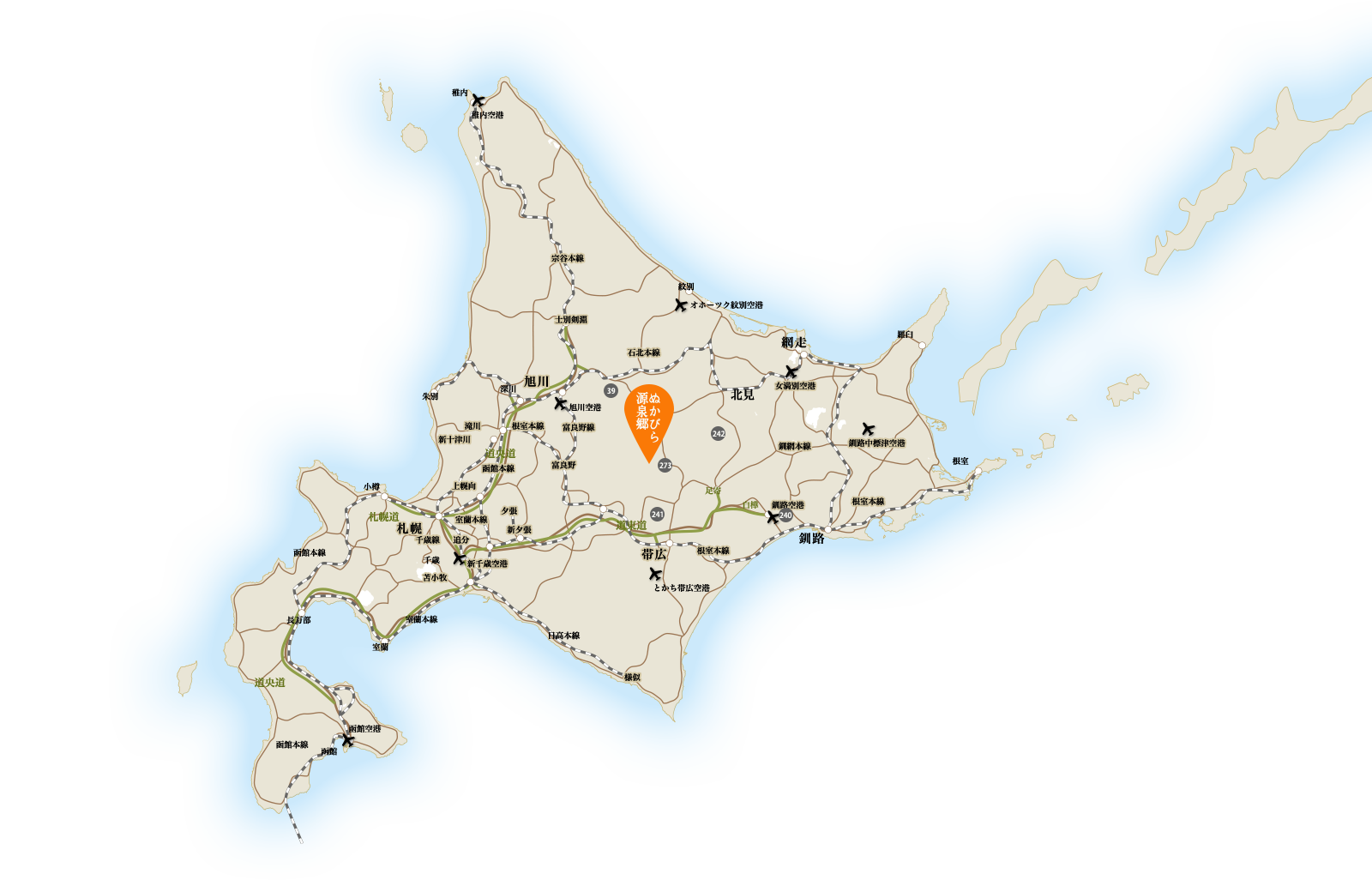 北海道地図